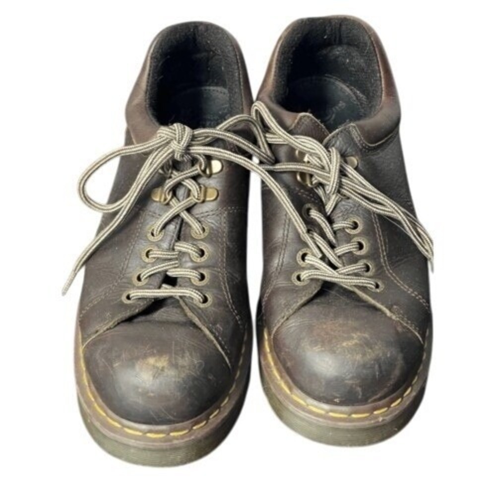 Dr. Martens Oxford Shoes‎ Men Size 11 Brown Leather Lace Up Y2K Chunky